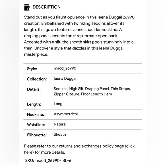 Ieena By Mac Duggal One-Shoulder Sequin Gown - Picture 4 of 12